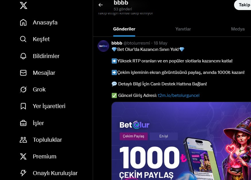 Betolur Twitter